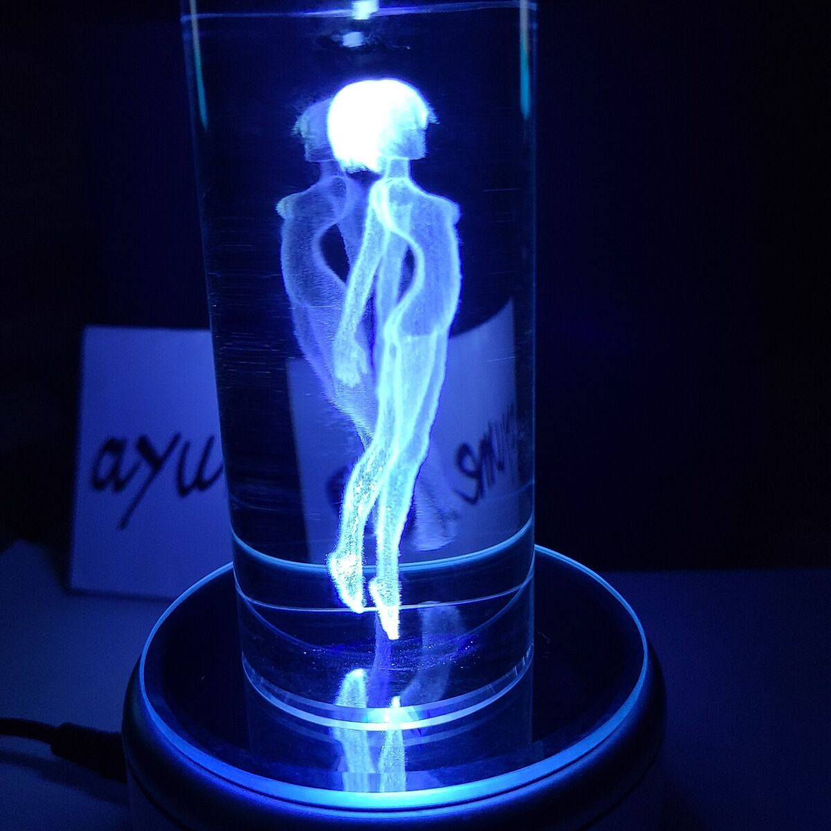 Evangelion Crystal Rei Ayanami EVA STORE Original Memorial Evangelion Crystal Rei Ayanami EVA STORE Original Memorial