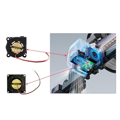 3D Printer Cooling Fan 4010/4015/3010 Blower Cooling Fan Hotend Extruder Fan - Photo 2/12