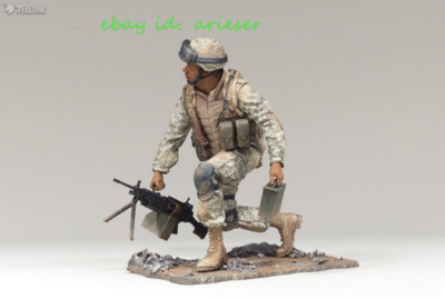 Perfect Mcfarlane'S Military Marine Saw Gunner In Stock New Toys