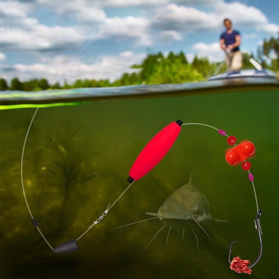 Catfish Rigs Catfish Float Rigs 3PCS Catfishing Tackle Tools Fishing ...