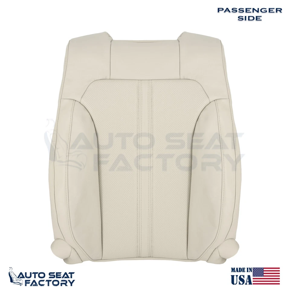 Подходит для Lincoln MKS 2009 - 2012 годов выпуска пассажирский кашемировый виниловый чехол на сиденье, перфорированный 2 шт. - Изображение 2 из 4