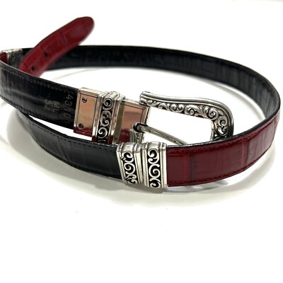 Vintage Brighton‎ Multi-Color leather Belt Brighton Multi-Colored Leather Belt Vintage Size M 45500  main image 4
