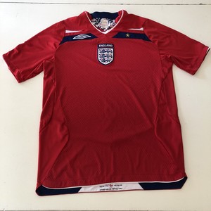 Umbro England Offical England Football Shirt Red Size ...
