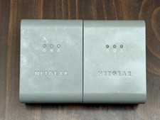 NETGEAR XET1001 Powerline Wall-Plugged Ethernet Adapter 85Mbps. Set of 2
