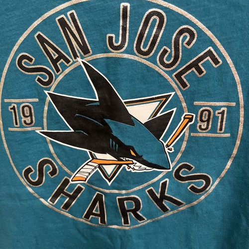 NHL Hockey San Jose Sharks Juniors / Ladies T-Shirt Size M (7/9) - NEW! - Picture 4 of 7