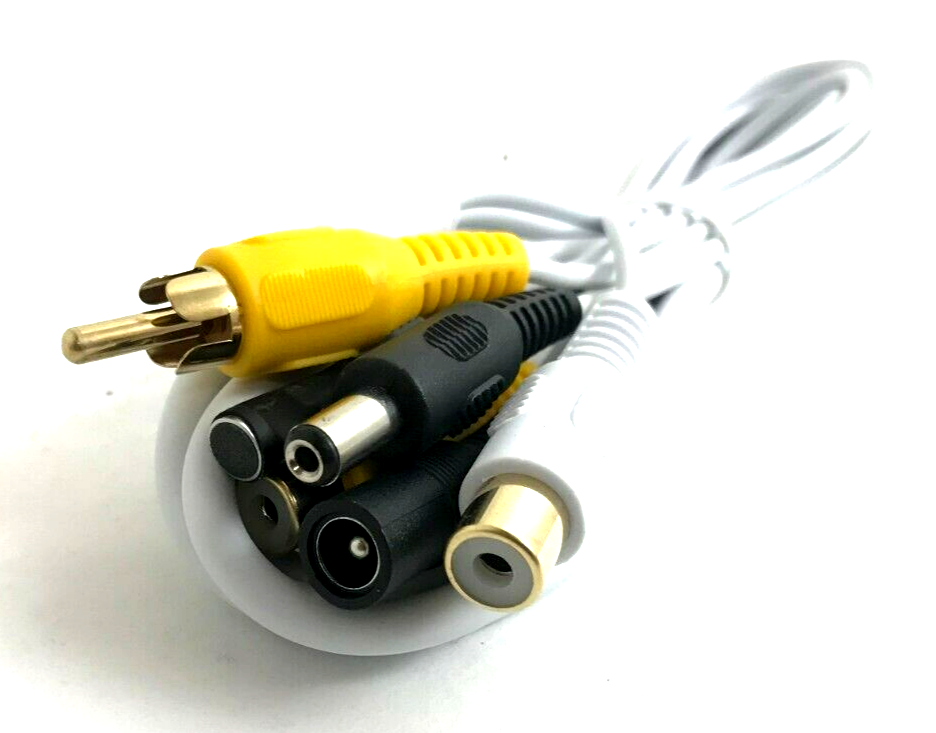 LOT OF 2 SECURITY CAMERA MICROPHONE MIC 2 FEET WIRE