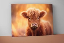 Highland Cow Wall Art - Highland Cow Nursery - Highland Cattle - Scottish - V5