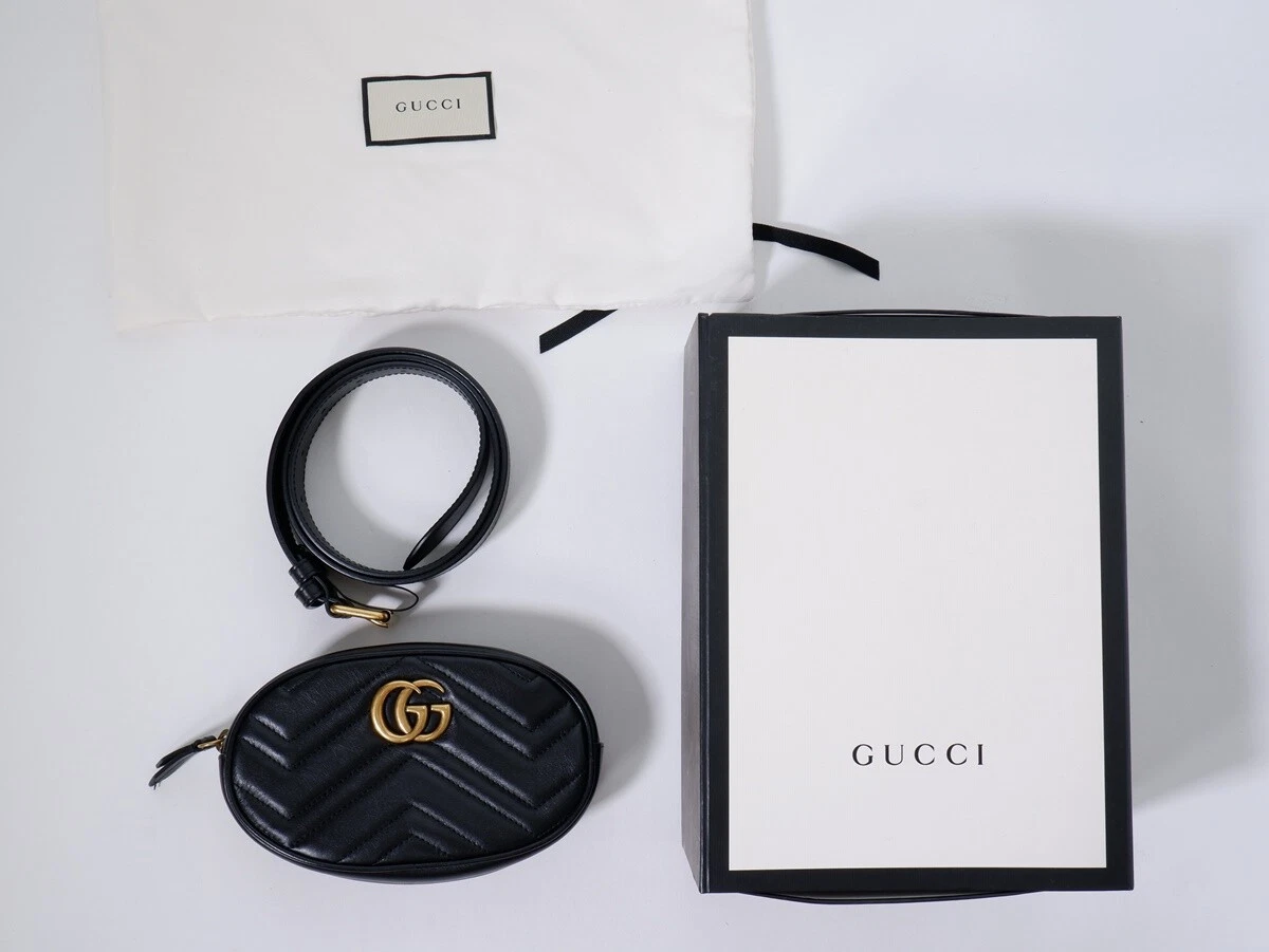 Gg marmont small clearance matelasse leather belt bag