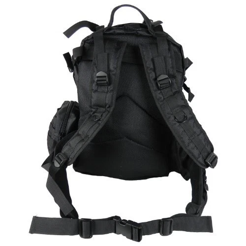 3 Day Assault Pack Black Special Ops Backpack Military MOLLE Rucksack - Image 2 of 4