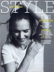 Winona Ryder On Cover And Within Uk Style Magazine June 2020 Free Ww Post Ebay