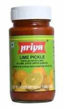 Priya Pickle Lime (With Garlic) - 300gm (Free Shipping)