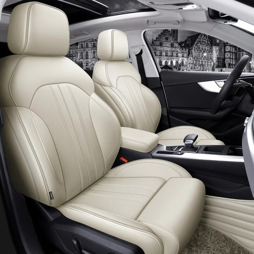 FOR 2007-2024 AUDI Q7 MOTOPTES CUSTOM CAR SEAT LEATHER COVERS DURABLE WATERPROOF - Picture 28 of 35