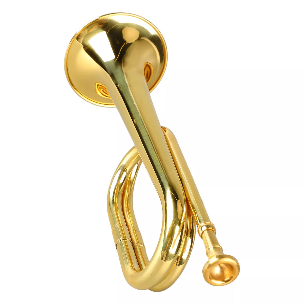 Gold Military Trumpet Brass Trumpet Instrument C Key Smooth Valve