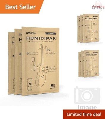 Guitar Humidifier Packs 3-Count Two-Way Humidification System for Instrument ...