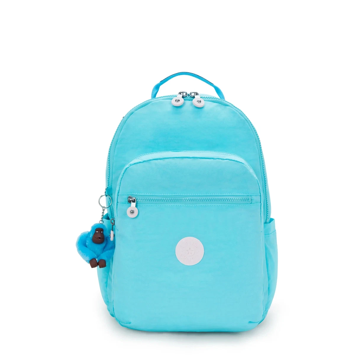 NEW IN FRESH TEAL Kipling Bouree Backpack BP4192 purple blue gorilla keychain Kipling Mini Backpack Seoul Keychain Bouncy | Mercari main image 2