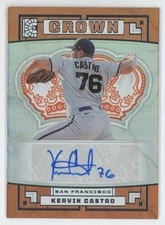 2022 Panini Capstone Crown Kervin Castro Auto #C-KE C24