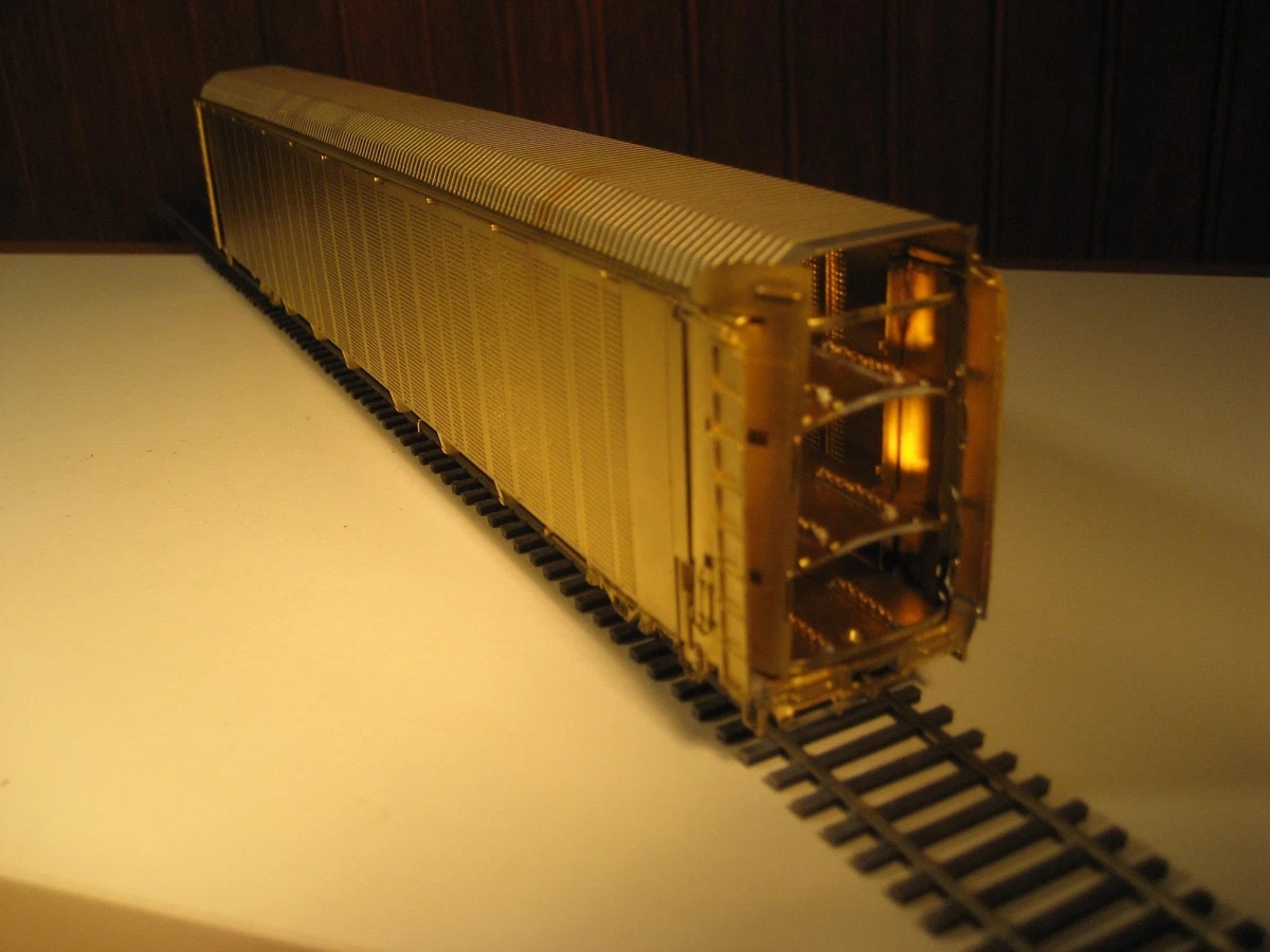 Overland Models HO Brass OMI-3250 Safe-T-Pack Auto Rack Tri-Level Unpainted NIB