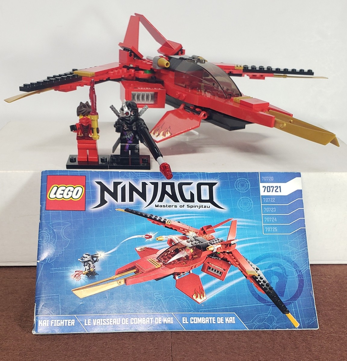 Lego Ninjago Rebooted: Set #70721 Kai Fighter Complete w Minifigs