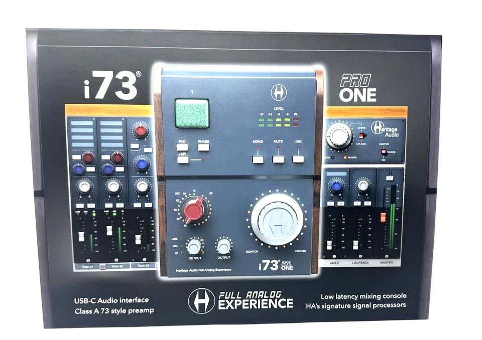 Heritage Audio i73 PRO One USB-C Audio Interface - Image 2 of 4