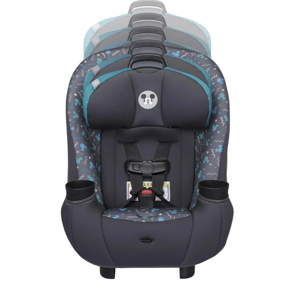 NUEVO EN CAJA Asiento de bebé niño Disney + Primer coche de seguridad hasta 65 libras trasero/delantero NUEVO Foto 4 de 4