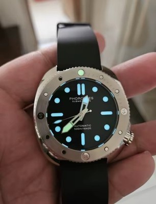 PHORCYDES mechanical 500M diver watch NH35A automatic stainless steel case men 
