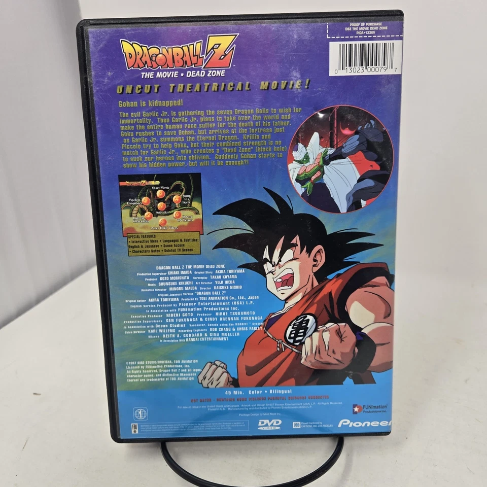 Dragon Ball Z: The Movie - Dead Zone (DVD, 1997) - Image 2 of 4
