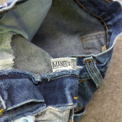 Jeans Guess Vintage Mujer 28 Azul Pierna Ancha Barril Informal Boho - Imagen 12 de 16