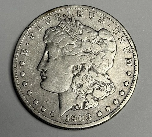VG 1903-S Morgan Silver Dollar (Cleaned), U.S. $1 Coin