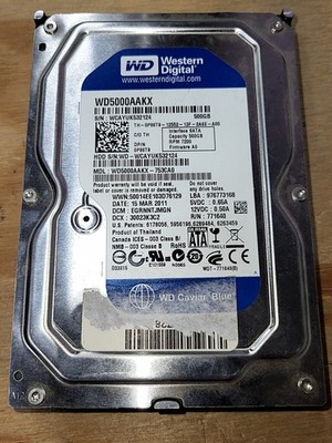 WD WESTERN DIGITAL WD5000AAKX-753CA0 Hard Drive 3.5'' 500GB SATA