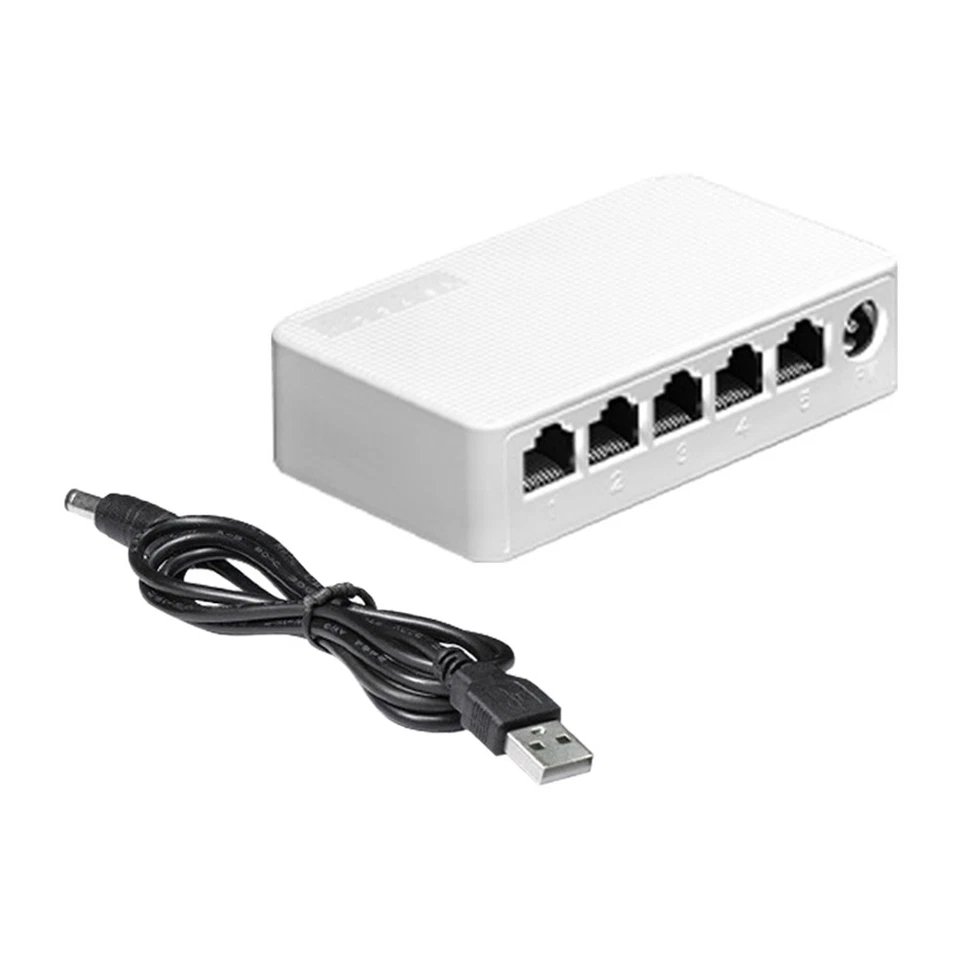 5 Port 100 Mbit/S Ethernet- Tragbarer -Netzwerk-Hub Ethernet-Splitter mit U2262
