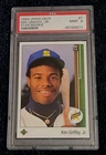 1989 UPPER DECK #1 Ken Griffey Jr. STAR ROOKIE PSA 9 MINT MARINERS HOF NICE
