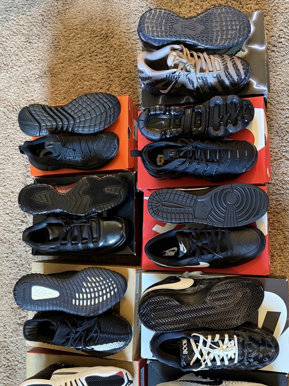 Lot 9 Sneakers Nike Jordan adidas Men's Athletic Shoes Air Jordan Yeezy Boost  thumbnail 15