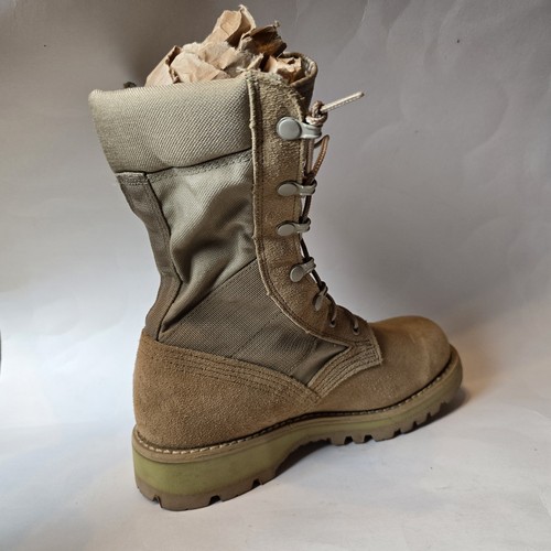 Stivali da combattimento US Military Desert 5W suola Vibram scamosciati edizione esercito 2003 Goodyear - Foto 7 di 24