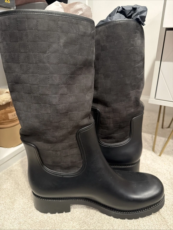 Botas negras de gamuza Louis Vuitton Foto 4 de 4