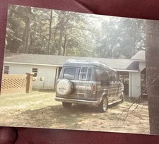2 Nostalgic VTG 1980s or early 90’s Ford Econoline conversion van Photo Snapshot