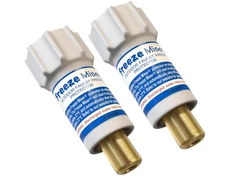 Freeze Miser 2 Pack Outdoor Faucet Freeze Protector, Easy Install, Saves Water