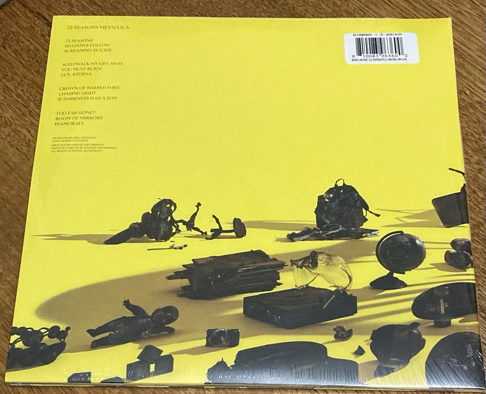 Metallica 72 Seasons Adelaide Splatter Edition Exclusive Pop Up Vinyl Record Aus - Image 4 of 4