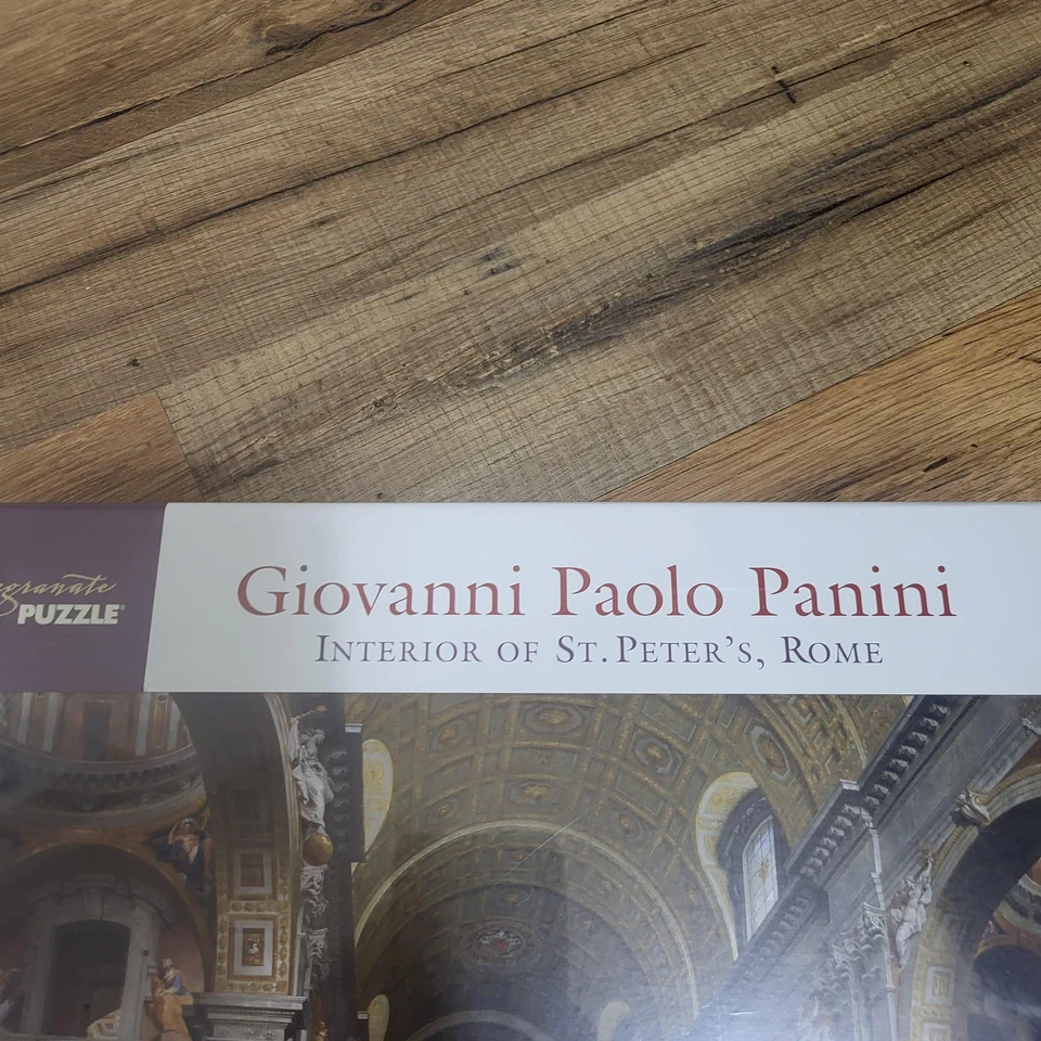 NEW Pomegranate 1000 Piece Puzzle Giovanni Panini Interior St Peter's Rome 29x20 - Image 3 of 4