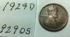 1929 D ; Lincoln Wheat Penny ; Good condition #929D5
