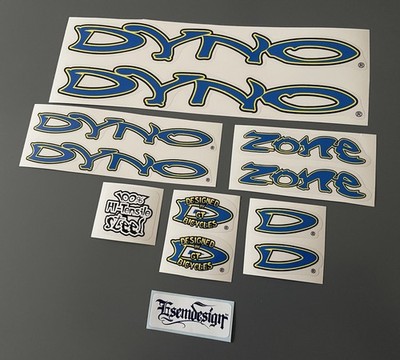 Dyno Zone 2000 BMX Decal Set 