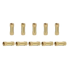 M3x12x4mm(IDxLxOD) Knurled Insert Nuts - 100 Pack - Good for Plastic Shells
