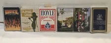 Vintage Lot of 6 Sealed Playing Cards - Wembley Casino, Hoyle, Detroit Edison 