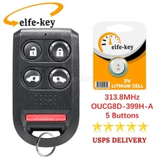 for Honda Odyssey Remote Control Key Fob 5 Button  2005 2006 2007 2008 2009 2010