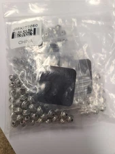 Antique Silver Tone 6mm Spacer Bead Set of 160