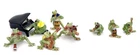 Set of 3/ Set of 6 Frog Music Band Handmade Ceramic Figurine Miniature Decor