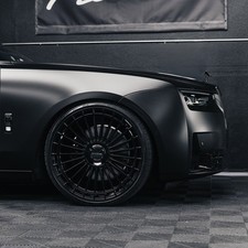 22" MV Forged MVF40 Black Concave Wheels Rims Fits Rolls Royce Ghost