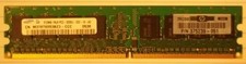 Samsung 512MB PC2-3200 DDR2-400MHz CL3 240-Pin DIMM * M378T6553BZ3-CCC 