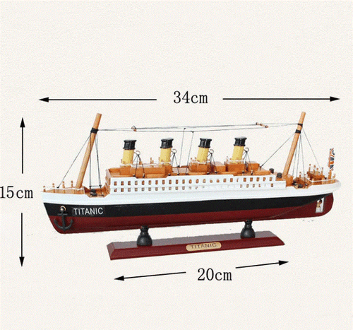 Titanic Modell Holz Segelboot Dekoration Wohnzimmer Simulation Kreuzfahrtschiff Hot - Bild 2 von 5