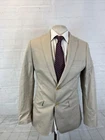 Banana Republic Men's Beige Cotton Linen Blazer 38R Two Button Spring