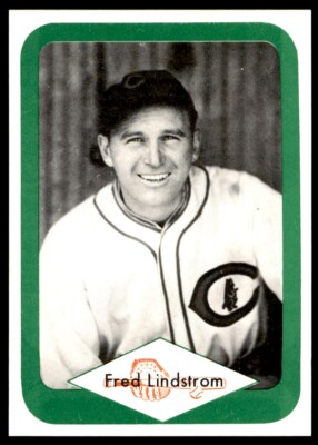 #ad 1975 SHERATON GREAT PLAINS GREATS #23 FRED LINDSTROM CHICAGO CUBS $1.00